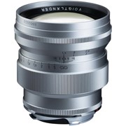 Voigtlander SH 75mm f/1.5 Nokton Vintage Line ASPH Lens Silver: w/- tiffin UV filter Leica M grade 9