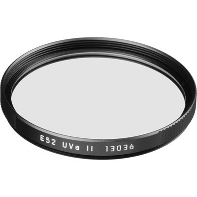 Product: Leica 52mm E52 UVA II Filter Black