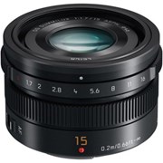 Panasonic 15mm f/1.7 Lumix Leica DG ASPH Summilux Lens Black