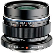 Olympus 12mm f/2 Ultra Wide Lens Black