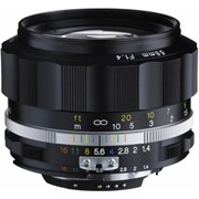 Voigtlander 58mm f/1.4 SL-IIS NOKTON Black Lens: Nikon F
