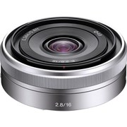 Sony SH 16mm f/2.8 E lens (silver) grade 8