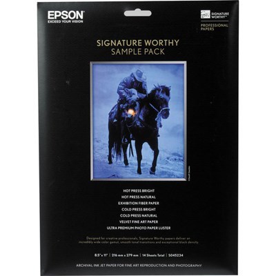 Product: Epson A4 Signature Worthy Sample Pack (14 Sheets)