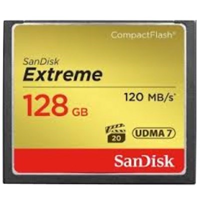 Product: SanDisk 128GB Extreme CompactFlash Card 120MB/s 800x