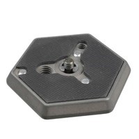 Product: Manfrotto Hexagonal Quick Release Plate (Flat Bottomed) w/ 1/4" Screw