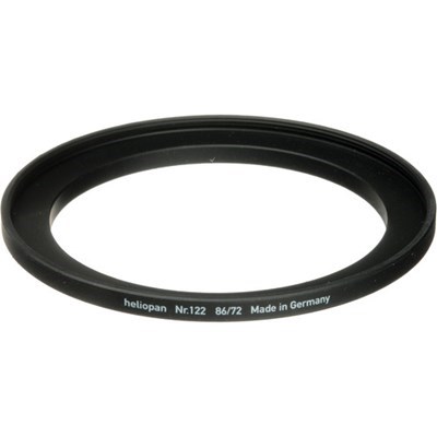 Product: Heliopan SH 72-86mm step-up ring (#122) grade 9