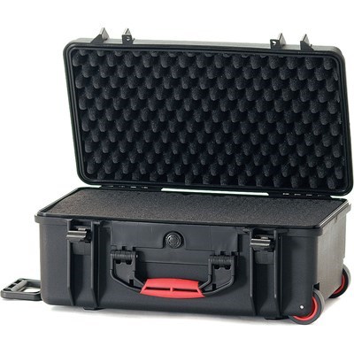 Product: HPRC 2550W Wheeled Hard Case w/ Cubed Foam Black/Red (2 left at this price)