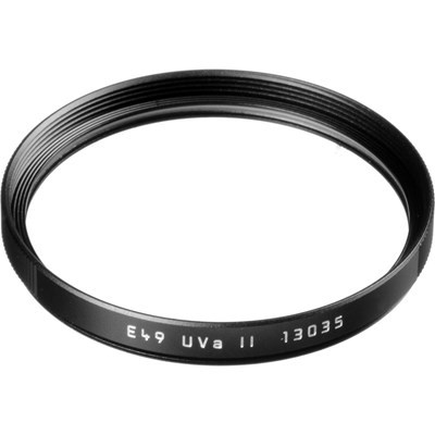 Product: Leica 49mm E49 UVA II Filter Black
