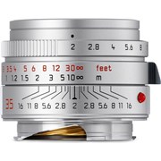 Leica 35mm f/2 Summicron-M ASPH Lens Silver