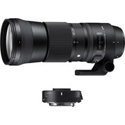 Sigma 150-600mm f/5-6.3 DG OS HSM Sports Lens + TC-1401 Teleconverter Kit: Canon EF