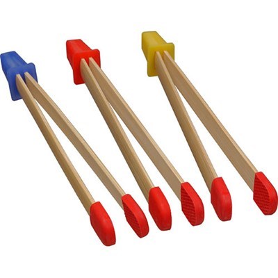 Product: Misc Bamboo Print Tongs (3 Pack)