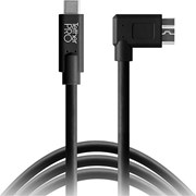 Tether Tools TetherPro 4.6m (15') Right Angle USB-C to 3.0 Micro-B Cable Black