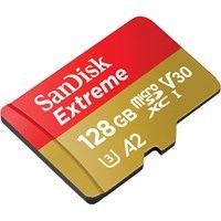 Product: SanDisk 128GB Extreme Micro SDXC Card 160MB/s A2 V30 w/ Adapter