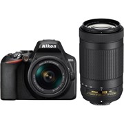 Nikon D3500 + AF-P 18-55mm f/3.5-5.6G VR DX lens + AF-P 70-300mm f/4.5-6.3G VR ED DX lens