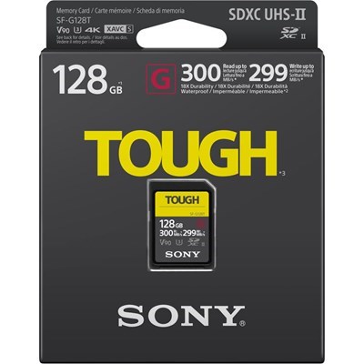 Product: Sony 128GB SF-G Tough Series SDXC Card UHS-II 300MB/s V90