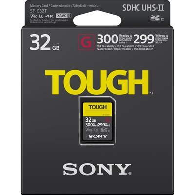 Product: Sony 32GB SF-G Tough Series SDHC Card UHS-II 300MB/s V90