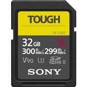 Sony 32GB SF-G Tough Series SDHC Card UHS-II 300MB/s V90