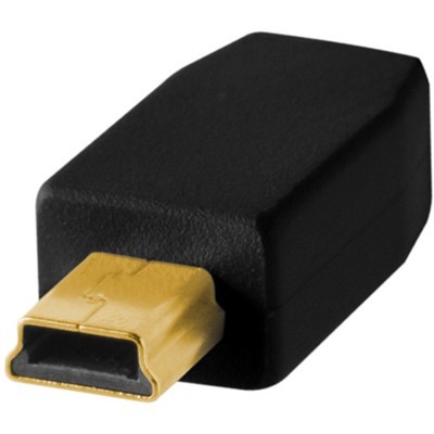 Product: Tether Tools TetherPro 4.6m (15') USB 2.0 to Mini-B 5-Pin Cable Black