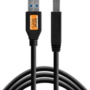 Tether Tools TetherPro 4.6m (15') USB 3.0 to Male B Cable Black