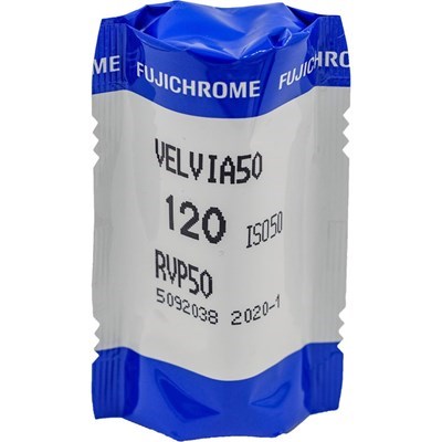 Product: Fujifilm Fujichrome Velvia 50 RVP Colour Transparency Film 120 Roll