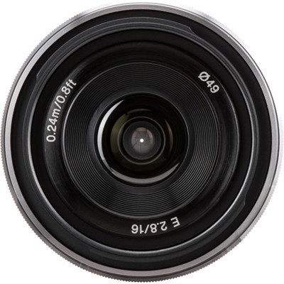 Product: Sony SH 16mm f/2.8 E lens (silver) grade 8