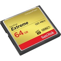 Product: SanDisk 64GB Extreme CompactFlash Card 120MB/s UDMA7