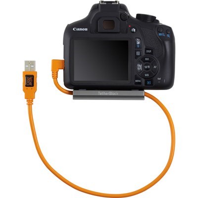 Product: Tether Tools TetherPro 50cm (20") Right Angle USB 2.0 to USB 2.0 Mini-B 5-Pin Cable Orange