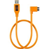 Product: Tether Tools TetherPro 50cm (20") Right Angle USB 3.0 to USB 3.0 Micro-B 5-Pin Cable Orange