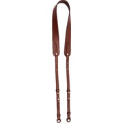 Artisan & Artist ACAM-284 Three length adjustable Italian leather Strap Brown