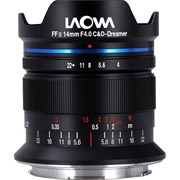 Laowa (Venus Optics) SH 14mm f/4 FFC&D Dreamer L lens w/- filter holder grade 10