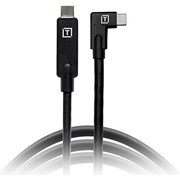Tether Tools TetherPro 4.6m (15') Right Angle USB-C to USB-C Cable Black