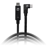 Product: Tether Tools TetherPro 4.6m (15') Right Angle USB-C to USB-C Cable Black