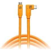 Tether Tools TetherPro 4.6m (15') Right Angle USB-C to USB-C Cable Orange