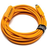Product: Tether Tools TetherBoost Pro 5m (16') USB-C Core Controller Extension Cable Orange