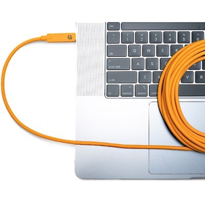 Product: Tether Tools TetherBoost Pro 5m (16') USB-C Core Controller Extension Cable Orange