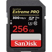 SanDisk 256GB Extreme PRO SDXC Card 300MB/s UHS-II V90 U3