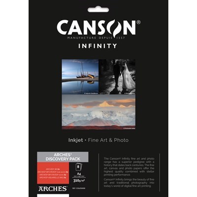 Product: Canson Infinity ARCHES Discovery Pack (8 Sheets)