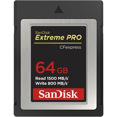 Product: SanDisk Extreme PRO 64GB CFexpress Type B Card