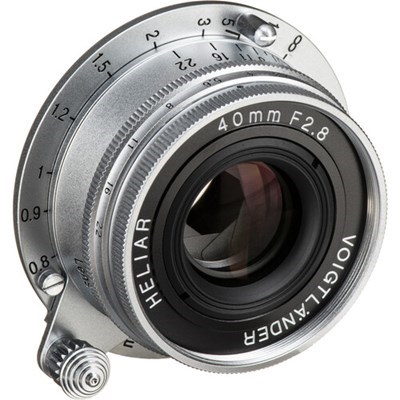 Product: Voigtlander 40mm f/2.8 HELIAR Aspherical Lens Silver: Leica L39 Screw Mount