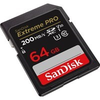 Product: SanDisk 64GB Extreme PRO UHS-I SDXC Card 200MB/s 633x V30
