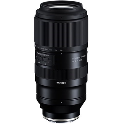 Product: Tamron 50-400mm f/4.5-6.3 Di III VC VXD Lens: Sony FE