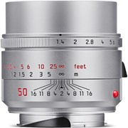 Leica 50mm f/1.4 Summilux-M ASPH Lens Silver