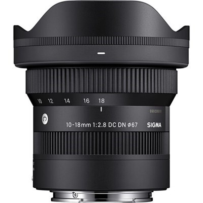 Product: Sigma 10-18mm f/2.8 DC DN Contemporary Lens: Sony