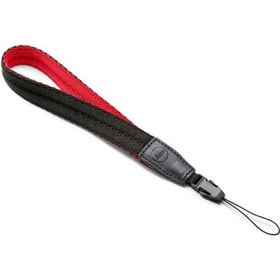 Product: Leica Wrist Strap Sofort Fabric Black-Red