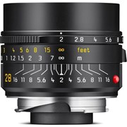 Leica 28mm f/2 Summicron-M ASPH Black Anodized Lens