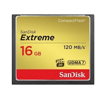 Product: Sandisk SH Extreme 16Gb/120mb/s UDMA7 cf card grade 9
