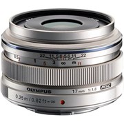 Olympus 17mm f/1.8 Wide Snap Lens Silver