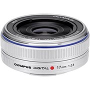 Olympus 17mm f/2.8 Ultra Slim Lens Silver