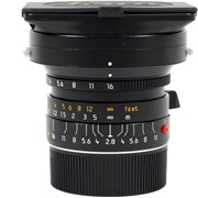 Leica SH 24mm f/2.8 Elmarit-M E55 lens w/- UVa filter + matching OVF (12019) grade 10