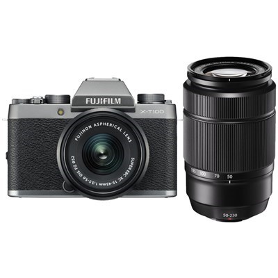 Product: Fujifilm X-T100 Dark Silver + XC 15-45mm + XC 50-230mm kit (1 only)